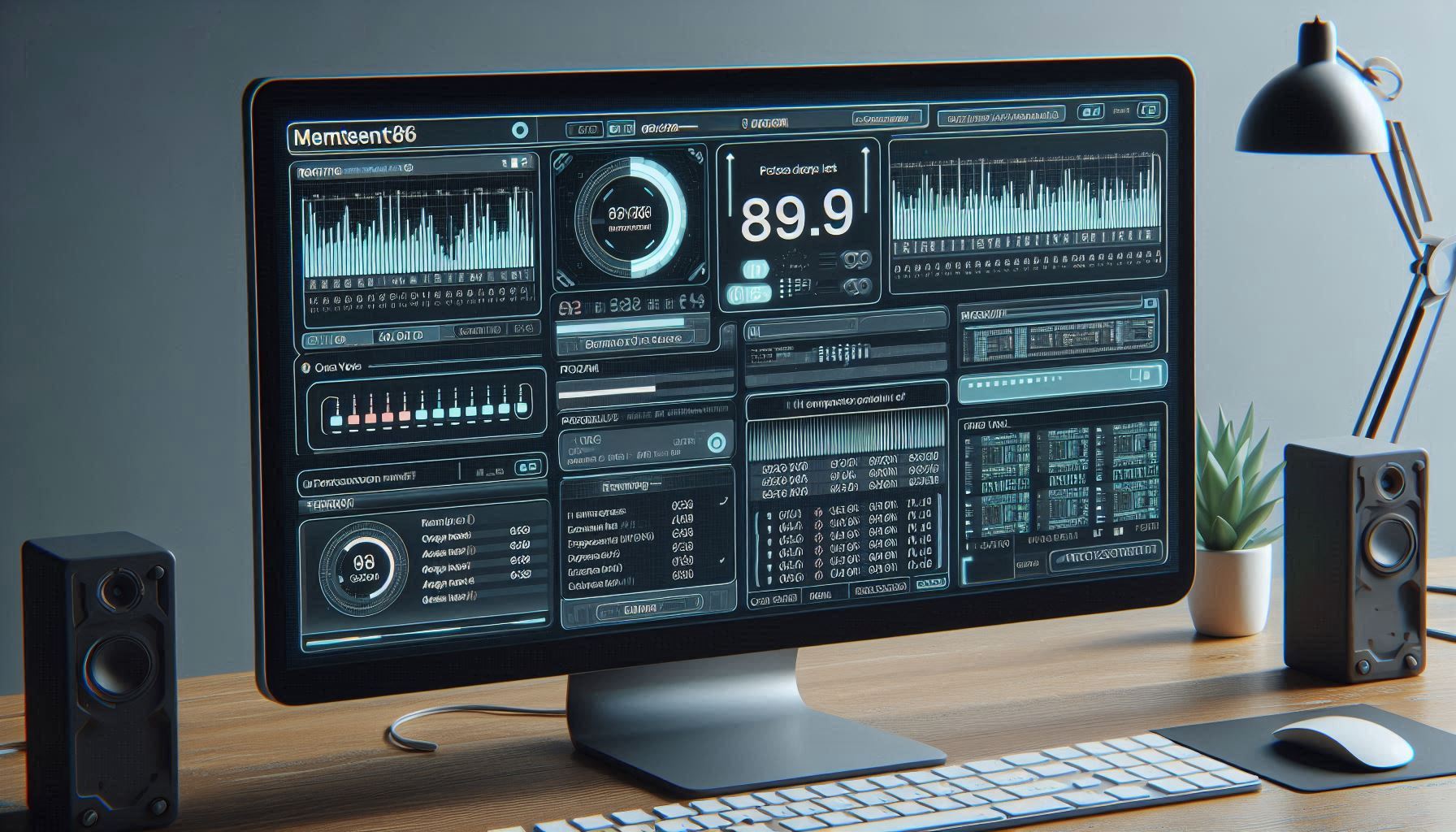 Screenshot of MemTest86 in progress.